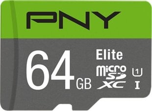 PNY SDXC 64GB hinta ja tiedot | PNY Technologies Europe Puhelimet, älylaitteet ja kamerat | hobbyhall.fi