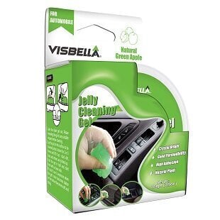 VISBELLA Jelly Cleaning Gel geeli pölylle vaikeapääsyisistä paikoista 100g hinta ja tiedot | Autokemikaalit | hobbyhall.fi