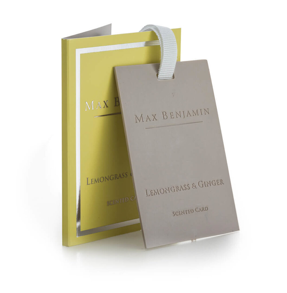 Max Benjamin Lemongrass &amp; Ginger tuoksukortti hinta ja tiedot | Huonetuoksut | hobbyhall.fi