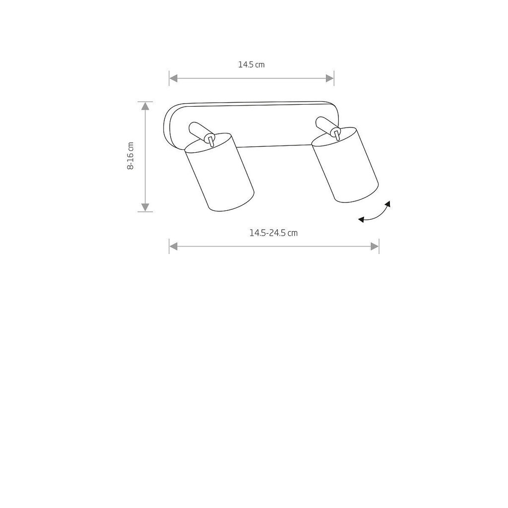 Nowodvorski Lighting kattovalaisin Eye Spot Brass 8817 hinta ja tiedot | Kattovalaisimet | hobbyhall.fi