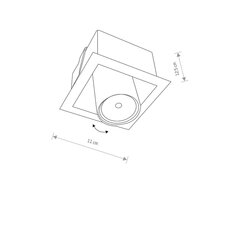 Nowodvorski Lighting piilokattovalaisin Eye Mod Valkoinen II 8936 hinta ja tiedot | Kattovalaisimet | hobbyhall.fi