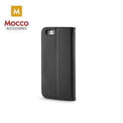 Mocco Fancy Book Case For Apple iPhone XS / X Black hinta ja tiedot | Puhelimen kuoret ja kotelot | hobbyhall.fi