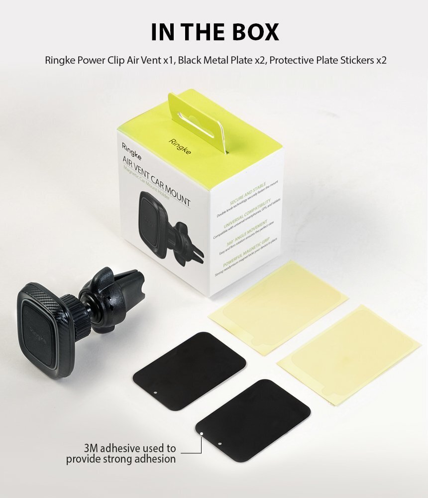 Ringke Power Clip Car Mount hinta ja tiedot | Puhelintelineet | hobbyhall.fi