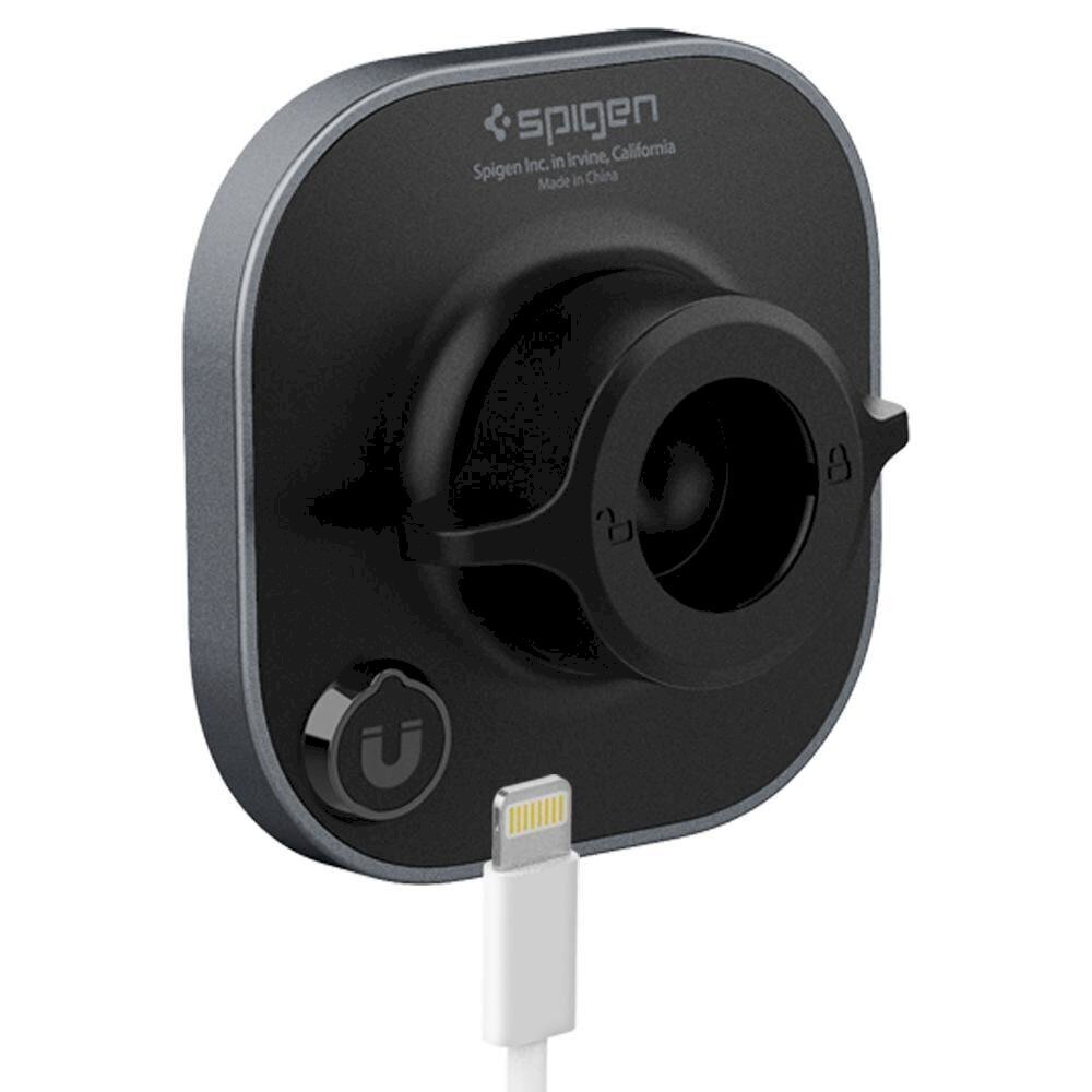 Spigen onetap tesla malli y / 3 magneettinen magsafe kojelaudan autoteline musta hinta ja tiedot | Puhelintelineet | hobbyhall.fi