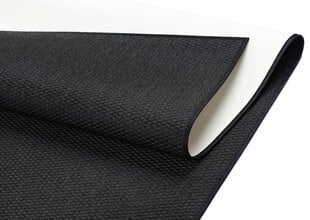 Narma Bono -flatWeave™ sileäksi kudottu matto, musta, 60 x 80 cm hinta ja tiedot | Isot matot | hobbyhall.fi
