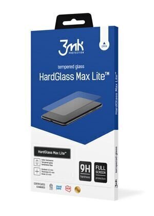 Näytönsuoja 3MK iPhone 13 Mini HardGlass Max Lite Black. hinta ja tiedot | Näytönsuojakalvot ja -lasit | hobbyhall.fi