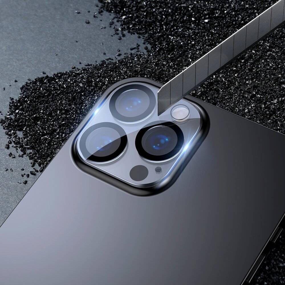 LCD-suojakalvo kameralle Baseus Apple iPhone 13 Pro / 13 Pro Max 2kpl labyyliese SGQK000102 hinta ja tiedot | Näytönsuojakalvot ja -lasit | hobbyhall.fi