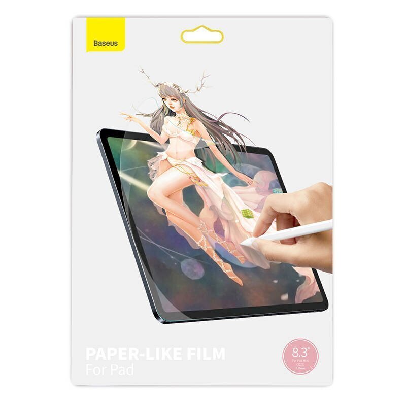 Baseus 0.15mm Paper-like film näytönsuoja, iPad mini:lle (8,3 tuumaa), läpinäkyvä hinta ja tiedot | Näytönsuojakalvot ja -lasit | hobbyhall.fi