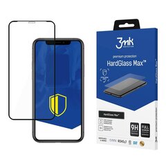 iPhone XS Max/11 Pro Max Musta - 3mk HardGlass Max™ Suojakalvo. hinta ja tiedot | Näytönsuojakalvot ja -lasit | hobbyhall.fi