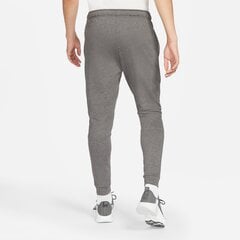 NIKE miesten urheiluhousut DF FLC PANT TAPER, tummanharmaa hinta ja tiedot | Miesten urheiluvaatteet | hobbyhall.fi