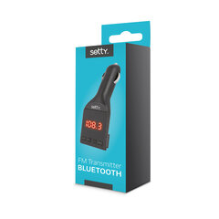 Auton FM-modulaattori Setty FM Bluetooth 4.0, musta hinta ja tiedot | Setty Autotuotteet | hobbyhall.fi