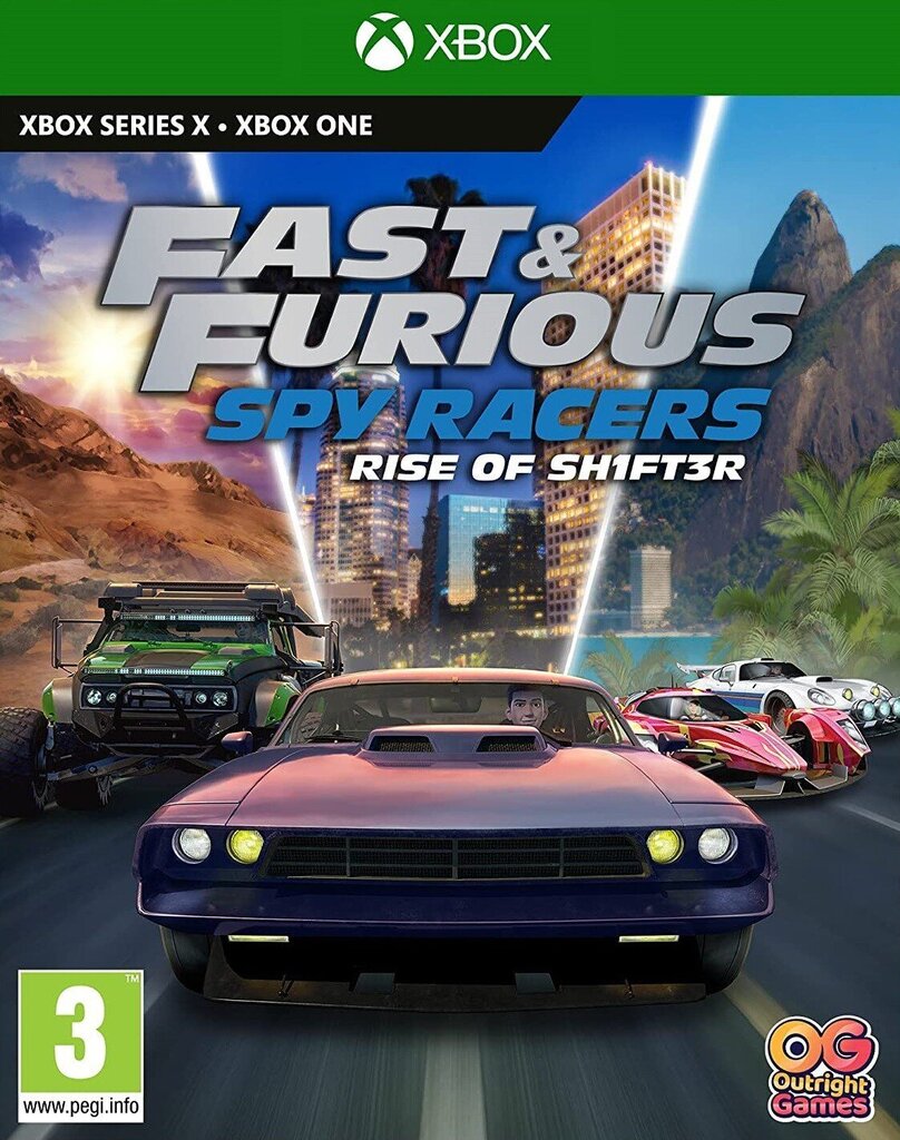 Fast and Furious Spy Racers: Rise of Shift3r Xbox Series X hinta ja tiedot | Tietokone- ja konsolipelit | hobbyhall.fi