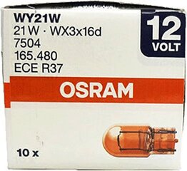 Polttimo OS7504 Osram OS7504 WY21W 21W 12V (10 kpl) hinta ja tiedot | Polttimot | hobbyhall.fi