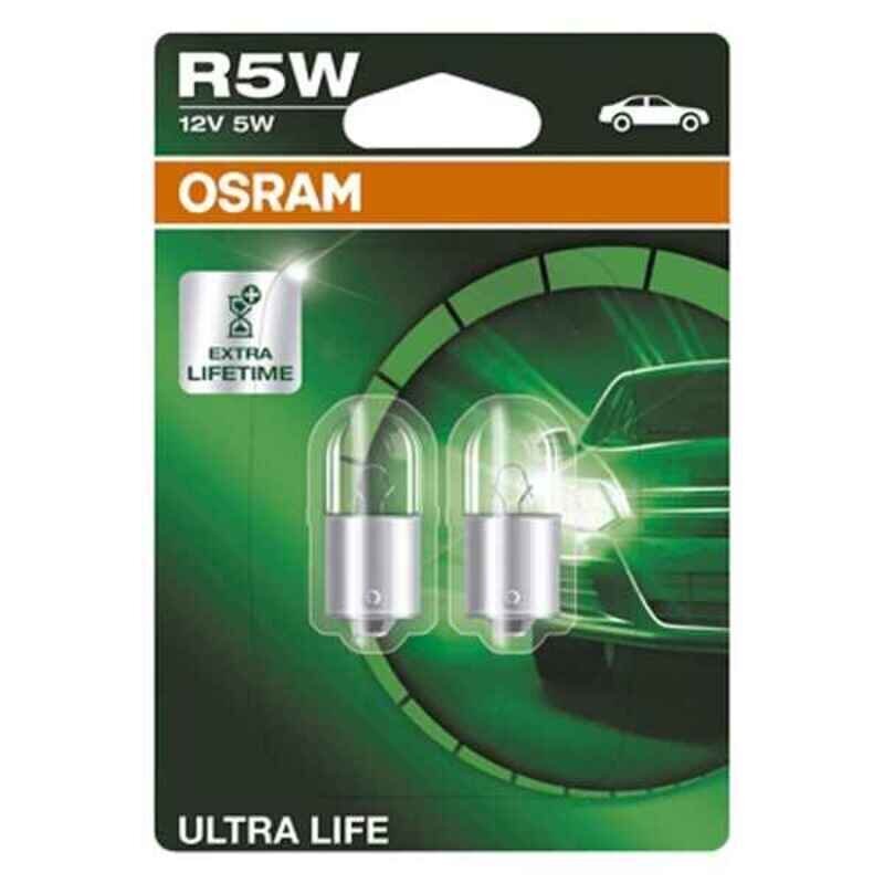 Autopolttimo OS5007ULT-02B Osram OS5007ULT-02B R5W 5W 12V (2 kpl, osat) hinta ja tiedot | Polttimot | hobbyhall.fi