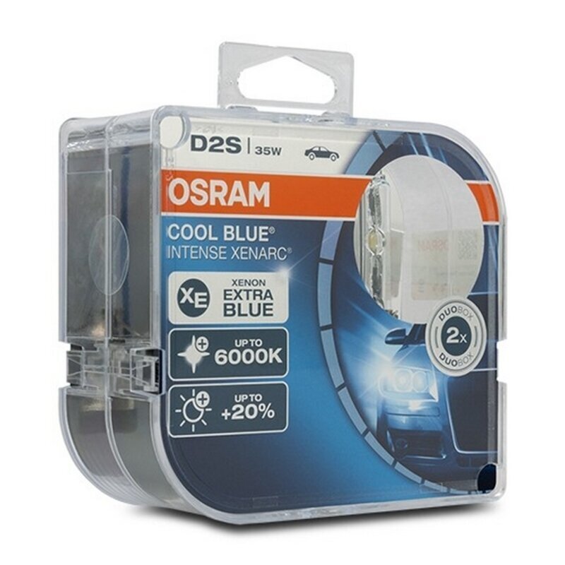 Autopolttimo OS66240CBI-HCB Osram OS66240CBI-HCB D2S 35W 85V 6000K (2 kpl, osat) hinta ja tiedot | Polttimot | hobbyhall.fi