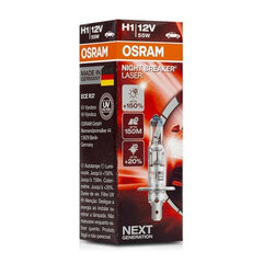 Autopolttimo Osram 64150NL H1 12V 55W hinta ja tiedot | Polttimot | hobbyhall.fi