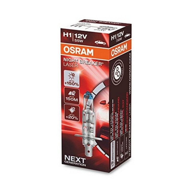 Autopolttimo Osram 64150NL H1 12V 55W hinta ja tiedot | Polttimot | hobbyhall.fi