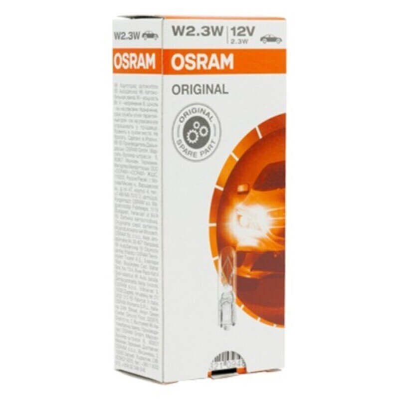 Autopolttimo W2,3W Osram (10 kpl) hinta ja tiedot | Polttimot | hobbyhall.fi