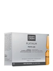 C-vitamiinia sisältävä kasvoseerumi MartiDerm Platinum Photo Age 10x2 ml. hinta ja tiedot | Kasvoöljyt ja seerumit | hobbyhall.fi