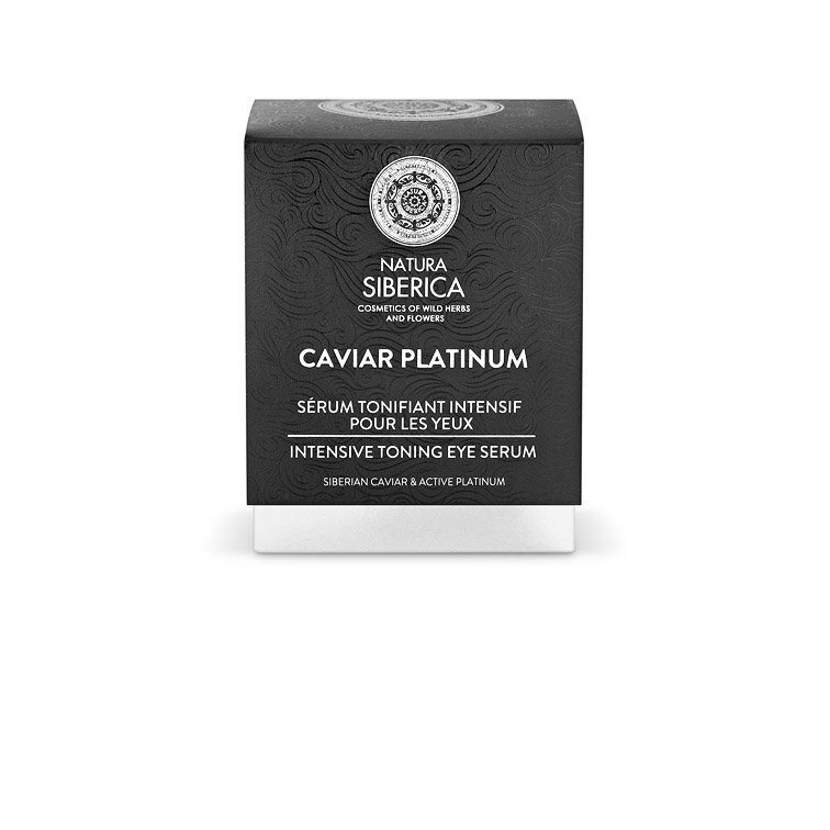 Silmäseerumi platinalla ja mustalla kaviaarilla Natura Siberica Caviar Platinum, 30 ml hinta ja tiedot | Silmänympärysvoiteet ja seerumit | hobbyhall.fi