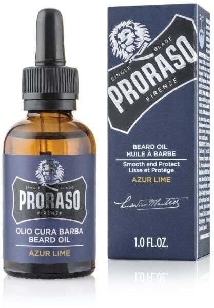 Partaöljy Proraso Azur Lime, 30 ml hinta ja tiedot | Parranajo ja karvanpoisto | hobbyhall.fi