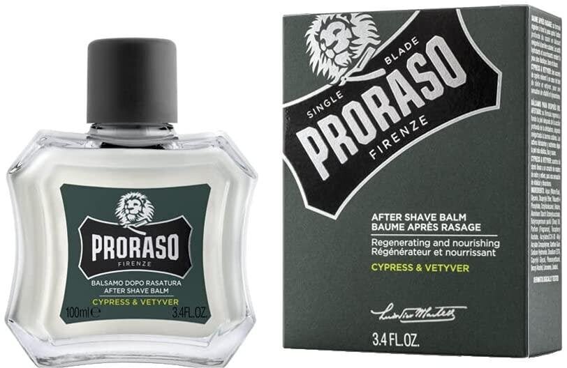 Partabalsami Proraso Cypress & Vetyver, 100 ml hinta ja tiedot | Parranajo ja karvanpoisto | hobbyhall.fi