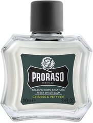 Partabalsami Proraso Cypress & Vetyver, 100 ml hinta ja tiedot | Parranajo ja karvanpoisto | hobbyhall.fi