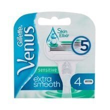 Parranajopäät Gillette Venus Smooth Sensitive, 4 kpl. hinta ja tiedot | Parranajo ja karvanpoisto | hobbyhall.fi