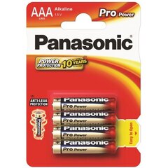 Panasonic Pro Power LR03 paristot (AAA) hinta ja tiedot | Paristot | hobbyhall.fi
