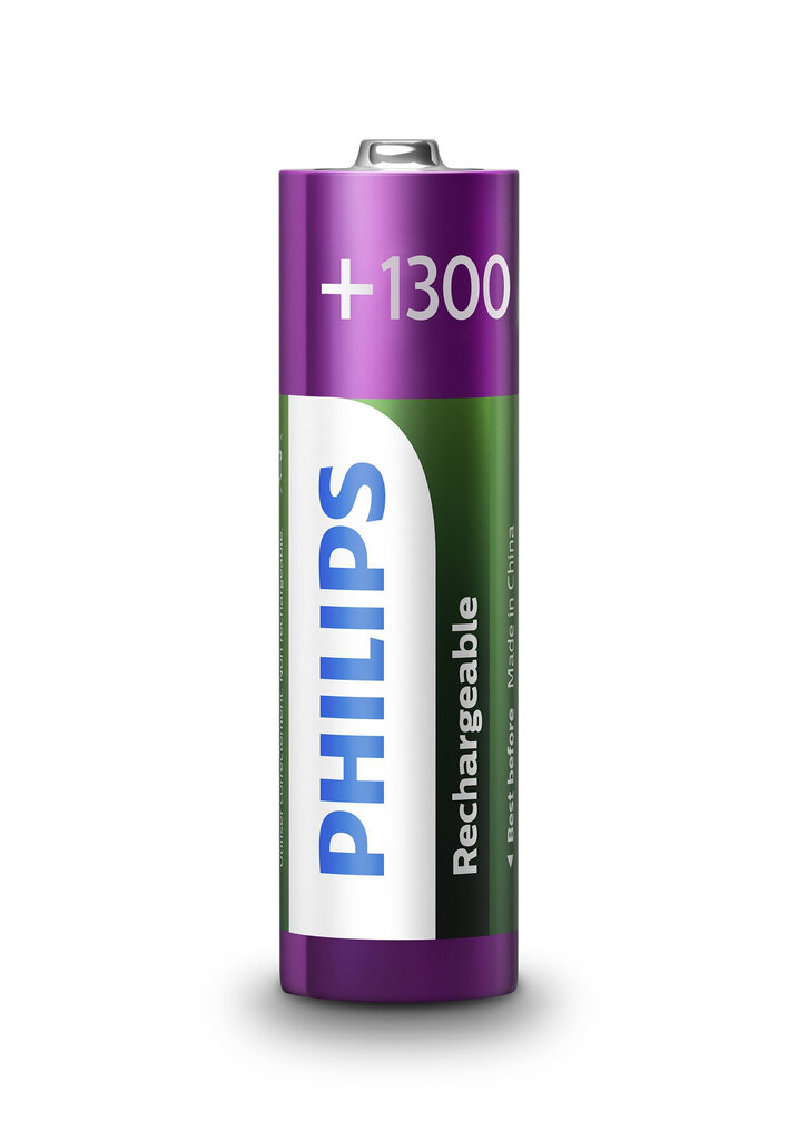 Philips AA NiMH akut, 4 kpl. hinta ja tiedot | Paristot | hobbyhall.fi