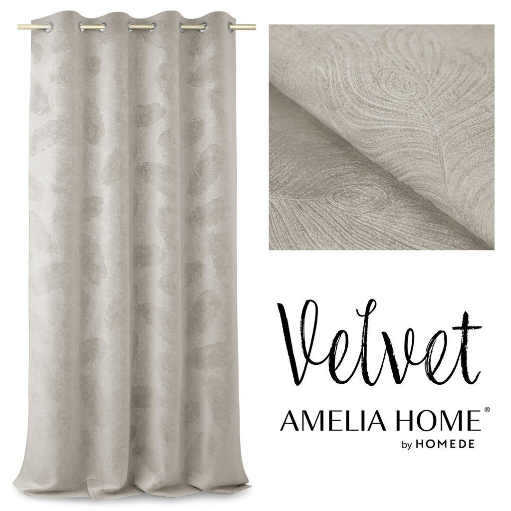 AmeliaHome -verho Velvet hinta ja tiedot | Verhot | hobbyhall.fi