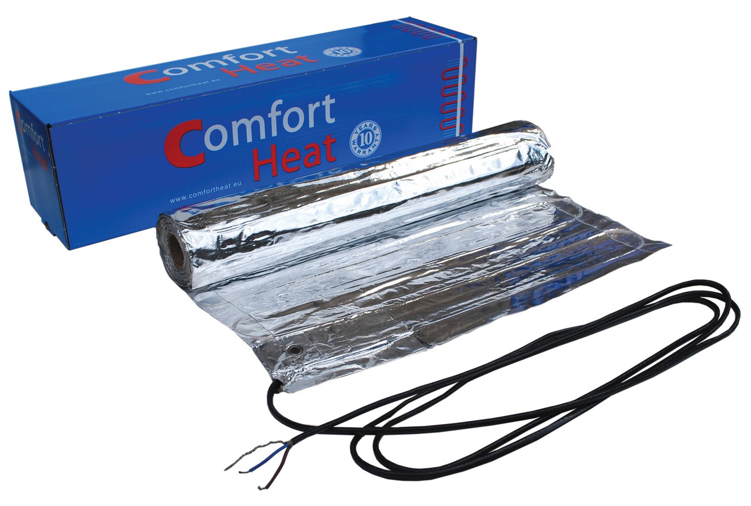 Comfort Heat alumiinifoliolämmitysmatto laminaatti- ja parkettilattialle CATE-80 (0,5x4m); 2m2; 160W; 230V hinta ja tiedot | Lattialämmitys | hobbyhall.fi