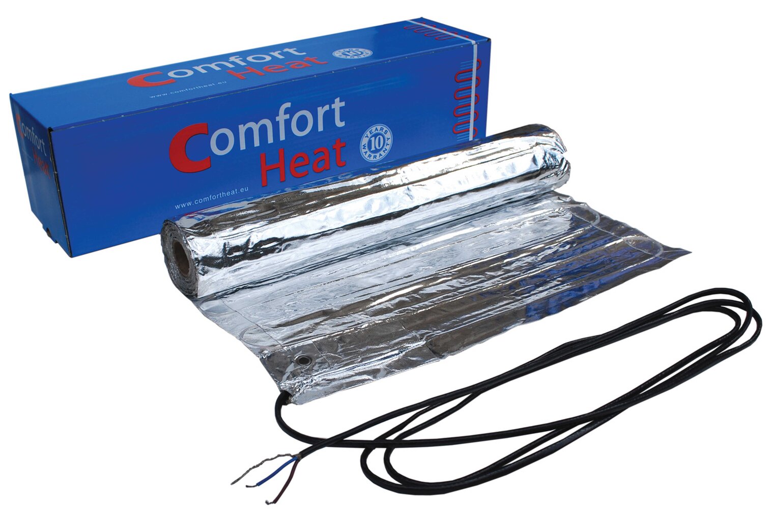 Comfort Heat alumiinifoliolämmitysmatto laminaatti- ja parkettilattialle CATE-80 (0,5x20m); 10m2; 800W; 230V hinta ja tiedot | Lattialämmitys | hobbyhall.fi