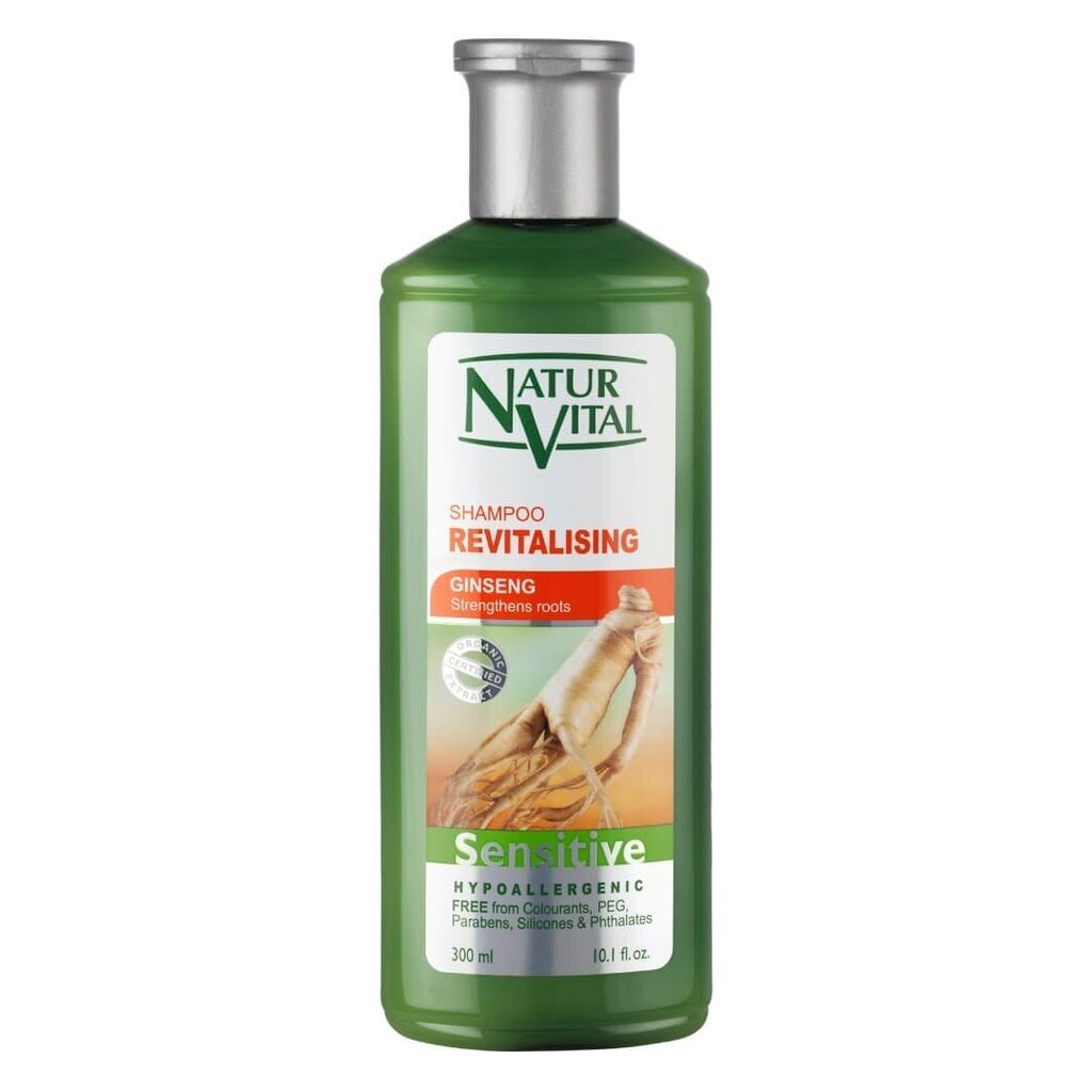 Regeneroiva shampoo Naturl Vital Sensitive Revitalizing 300 ml hinta ja tiedot | Shampoot | hobbyhall.fi