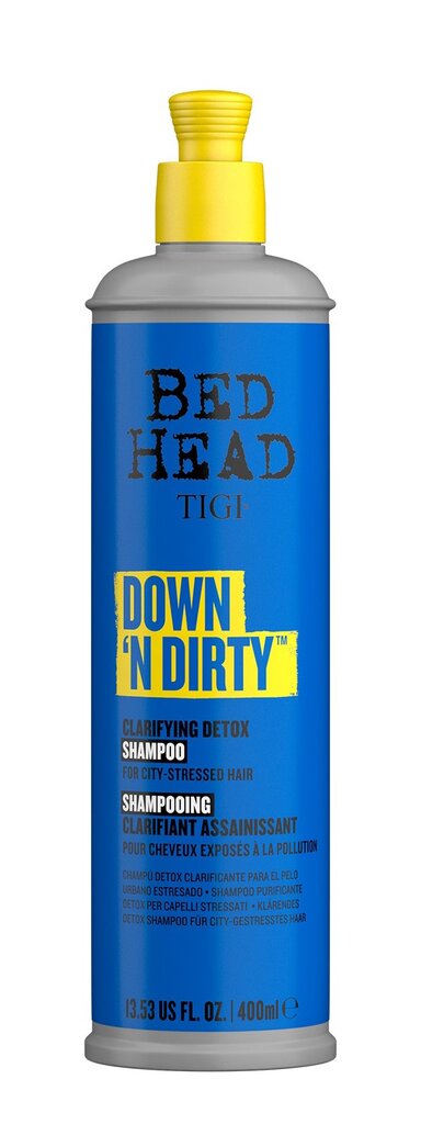 Shampoo, syväpuhdistava, Tigi Bed Head Down N Dirty 400 ml. hinta ja tiedot | Shampoot | hobbyhall.fi