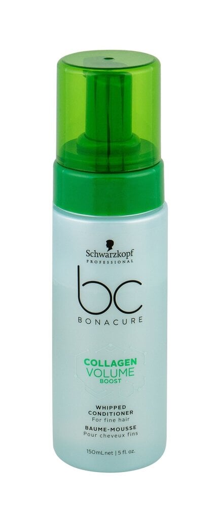 Hoitoaine/vaahto kollageenilla Schwarzkopf Professional Bonacure Collagen Volume Boost 150ml hinta ja tiedot | Hoitoaineet | hobbyhall.fi