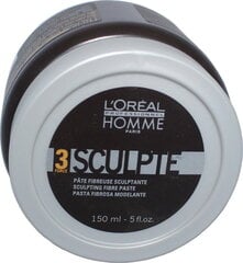 Kevyt kiinteä hiustahna L'oreal Professionnel Homme 3 Force Sculpte Paste 150 ml hinta ja tiedot | L'Oreal Professionnel Hajuvedet ja kosmetiikka | hobbyhall.fi