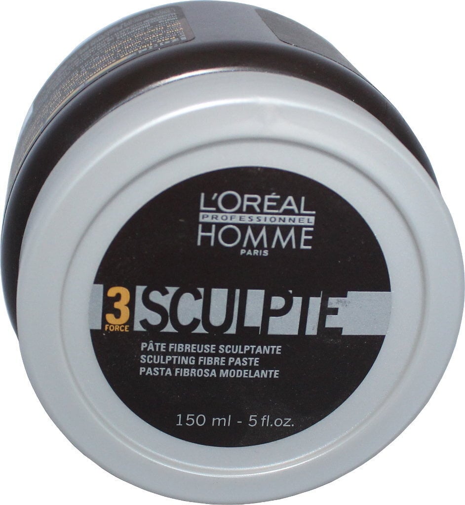 Kevyt kiinteä hiustahna L'oreal Professionnel Homme 3 Force Sculpte Paste 150 ml hinta ja tiedot | Kampaamotuotteet | hobbyhall.fi