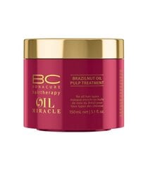 Ravitseva hiusnaamio Schwarzkopf Professional BC Bonacure Oil Miracle Brazilnut Oil 150 ml hinta ja tiedot | Hiusnaamiot, öljyt ja seerumit | hobbyhall.fi