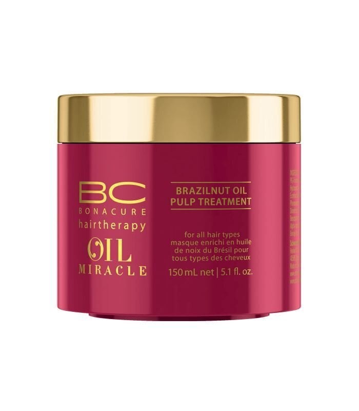 Ravitseva hiusnaamio Schwarzkopf Professional BC Bonacure Oil Miracle Brazilnut Oil 150 ml hinta ja tiedot | Hiusnaamiot, öljyt ja seerumit | hobbyhall.fi