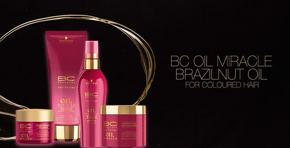 Ravitseva hiusnaamio Schwarzkopf Professional BC Bonacure Oil Miracle Brazilnut Oil 150 ml hinta ja tiedot | Hiusnaamiot, öljyt ja seerumit | hobbyhall.fi