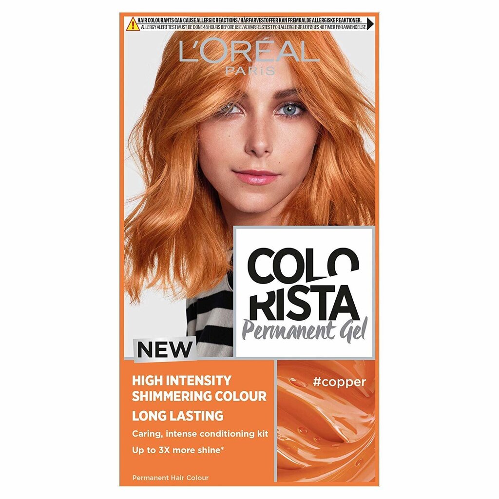 Geeli Hiusten väri L'Oreal Colorista, #RoseGold hinta ja tiedot | Hiusvärit | hobbyhall.fi