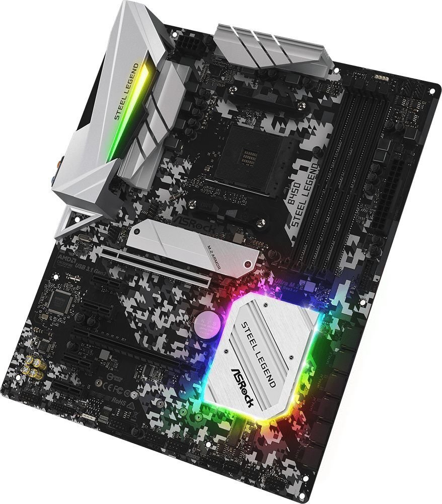 ASRock B450 STEEL LEGEND hinta ja tiedot | Emolevyt | hobbyhall.fi