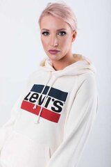 Naisten pusero Levi`s Graphic Sport Hoodie 0001, valkoinen hinta ja tiedot | Naisten hupparit, collegepaidat ja villapaidat | hobbyhall.fi