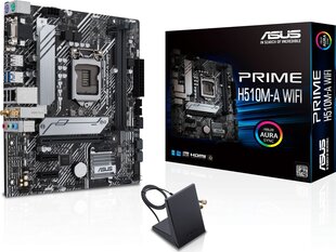 Asus PRIME H510M-A WIFI, emolevy hinta ja tiedot | Emolevyt | hobbyhall.fi