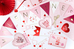 Confetti Hearts, punainen, 2,5cm 1 pakkaus / 10 g hinta ja tiedot | Juhlakoristeet | hobbyhall.fi