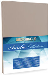 Patjan suojus DecoKing Jersey Amelia Collection, 80x200 cm, cappuccino hinta ja tiedot | Lakanat | hobbyhall.fi