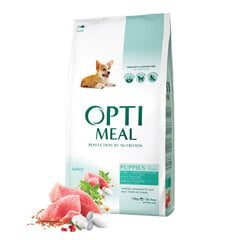 OPTIMEAL™. Kalkkunan täyskuivaruoka kaikenrotuisille pennuille, 12 kg. hinta ja tiedot | OPTIMEAL Koirat | hobbyhall.fi