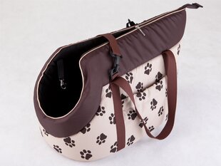 Eläinten kuljetuslaukku Hobbydog R1, beige/ruskea väri hinta ja tiedot | Kuljetushäkit ja kuljetuslaatikot | hobbyhall.fi
