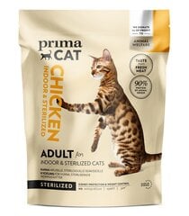 PrimaCat täysravinto steriloiduille kissoille, kana, 1,4 kg hinta ja tiedot | Kissan kuivaruoka | hobbyhall.fi